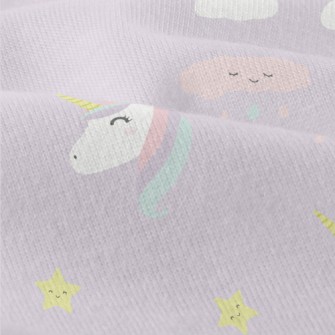 Unicorn And Colorful Clouds Modern Jersey