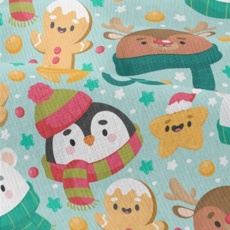 Cute Animals And Christmas Tre Modern Jersey