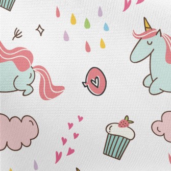 Elegant Cute Unicorn Pongee