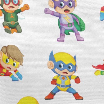 Children&#39;s Superheroes Pongee