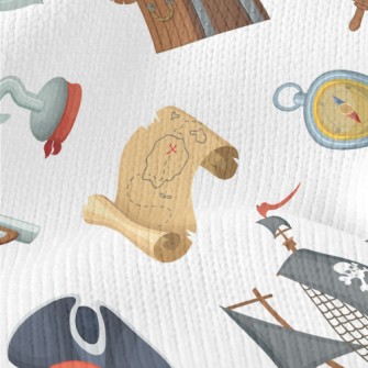 Cartoon Pirate Elements Stretch Jersey