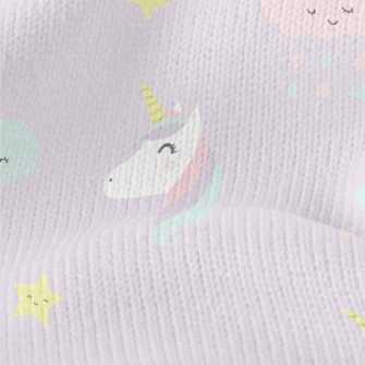 Unicorn And Colorful Clouds Stretch Jersey