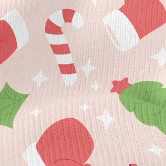 Cute Christmas Gifts And Decor Stretch Jersey