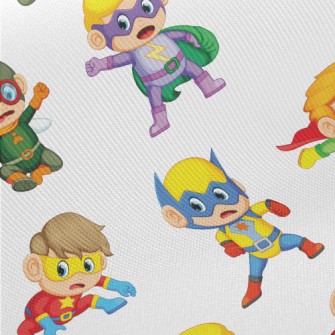 Children&#39;s Superheroes Midweight Cotton Poplin