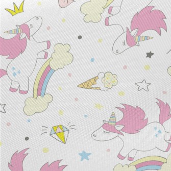 Unicorns And Desserts Midweight Cotton Poplin