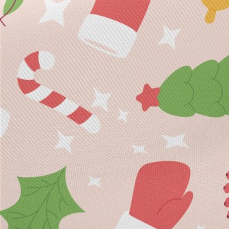 Cute Christmas Gifts And Decor Midweight Cotton Poplin