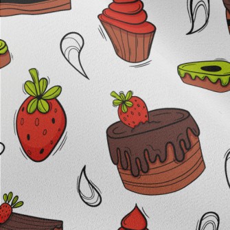 Strawberry Chocolate Cake With Chiffon