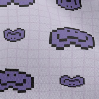 Pixel Style Smiling Emoticon Chiffon