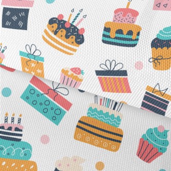 American Style Birthday Cake Waterproof Oxford