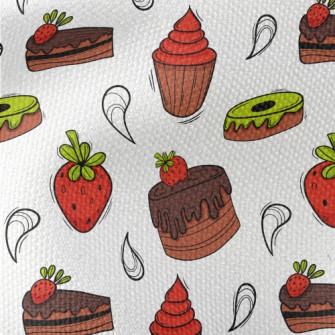 Strawberry Chocolate Cake With Waterproof Canvas