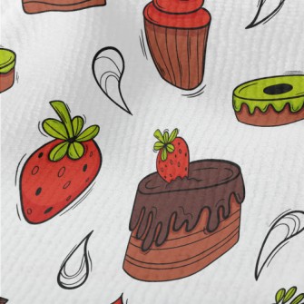 Strawberry Chocolate Cake With Terry