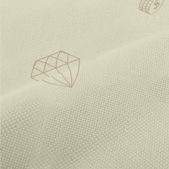 Hand Drawn Casino Pattern Performance Linen
