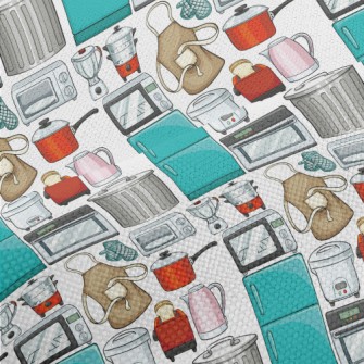 Various Kitchen Appliances And Performance Linen