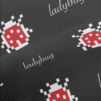 Pixel Cute Ladybug Performance Linen