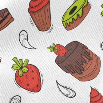 Strawberry Chocolate Cake With Standard Corduroy