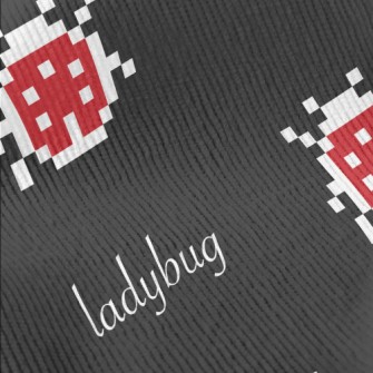 Pixel Cute Ladybug Standard Corduroy