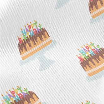 Happy Birthday Candle Cake Standard Corduroy