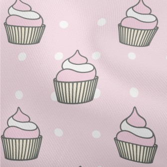 Pink And White Cup Cake Dobby