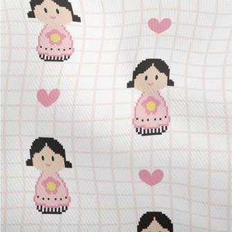 Pixel Cartoon Flower Girl Dobby