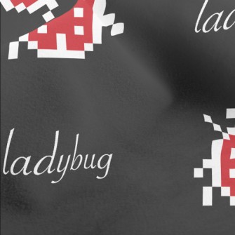 Pixel Cute Ladybug Micro Fleece
