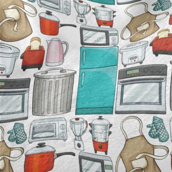 Various Kitchen Appliances And Minky