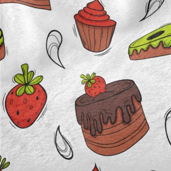 Strawberry Chocolate Cake With Minky