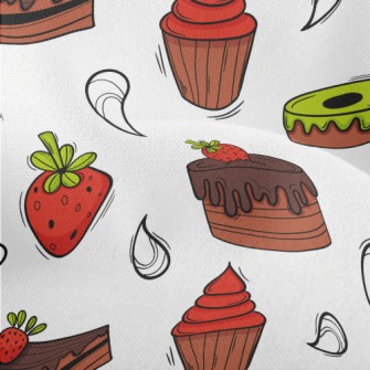 Strawberry Chocolate Cake With Lightweight Performance Linen