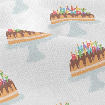 Happy Birthday Candle Cake Modern Jersey