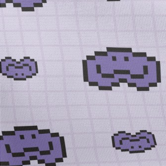 Pixel Style Smiling Emoticon Pongee