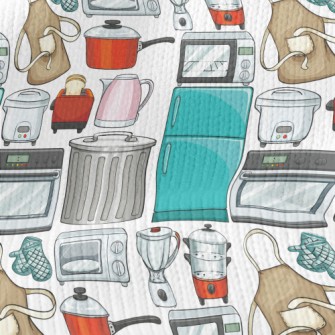 Various Kitchen Appliances And Stretch Jersey