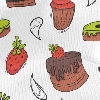 Strawberry Chocolate Cake With Stretch Jersey