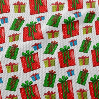 Gift Patterns Of Various Sizes Birdseye Piqué