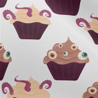 Eyeball And Octopus Claw Cupca Chiffon