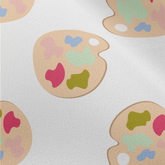 Colorful Art Palette Chiffon