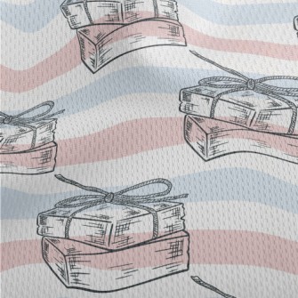 Hand Drawn Sketch Book Athletic Mesh Flat Back