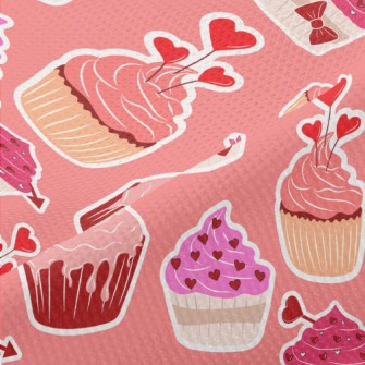 Heart Shaped Pink Cake Piqué