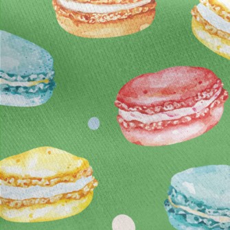 Hand Drawn Watercolor Colorful Jersey Backed Fleece