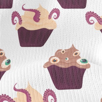 Eyeball And Octopus Claw Cupca Stretch Jersey