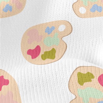 Colorful Art Palette Stretch Jersey