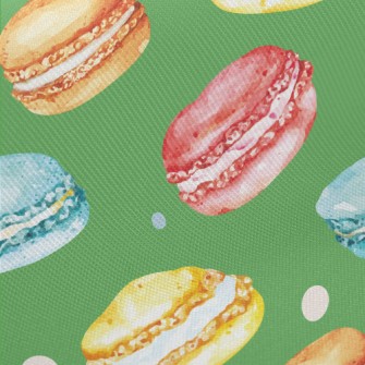 Hand Drawn Watercolor Colorful Midweight Cotton Poplin