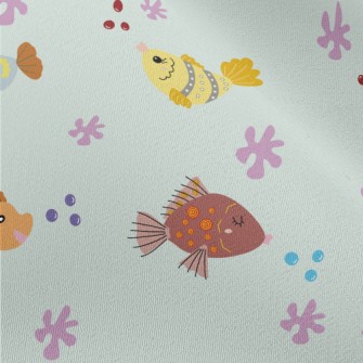 Colorful Children's Fish Chiffon