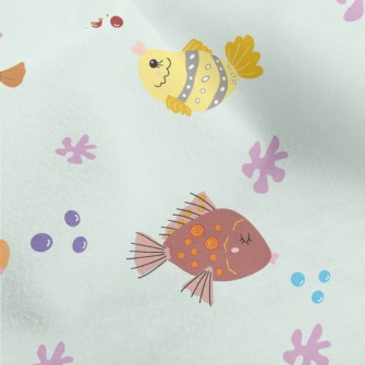 Colorful Children's Fish Micro Fleece