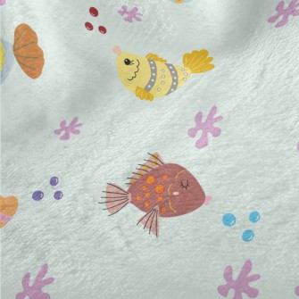 Colorful Children's Fish Minky