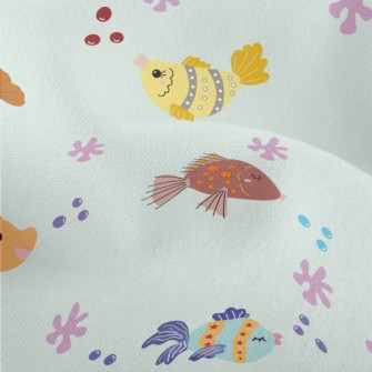Colorful Children's Fish Lightweight Performance Linen