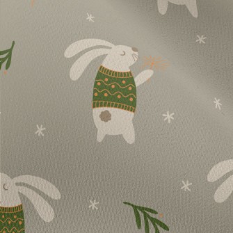 Rabbit Playing With Fairy Wand Chiffon