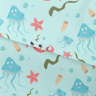 Cartoon Ocean World Waterproof Oxford
