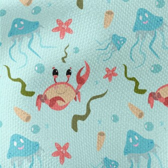 Cartoon Ocean World Waterproof Canvas