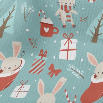 Merry Christmas Bunny Terry