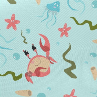 Cartoon Ocean World Twill