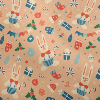 Retro Christmas Bunny Dobby